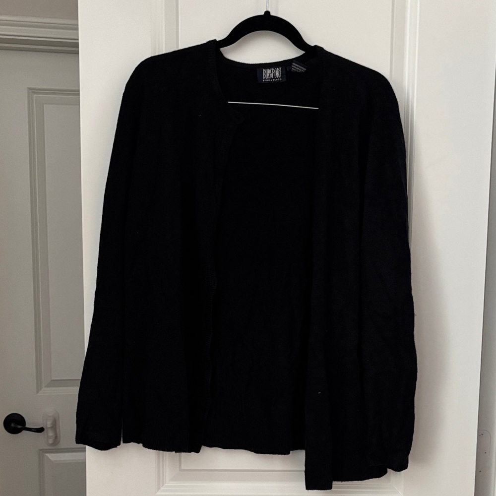 Bill Blass Black Knit Top